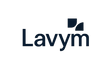 make me a logo with Lavym name in it make it simple and proffshonail and the same time make it dark blue and black and whit them 